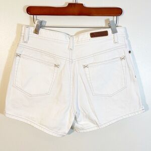 Ralph Lauren Vintage White Denim Short 100% Cotton 6 Saturday Classic Preppy